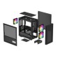 DeepCool CH360 DIGITAL Tower Micro ATX Sort DeepCool CH360 DIGITAL Tower Micro ATX Sort